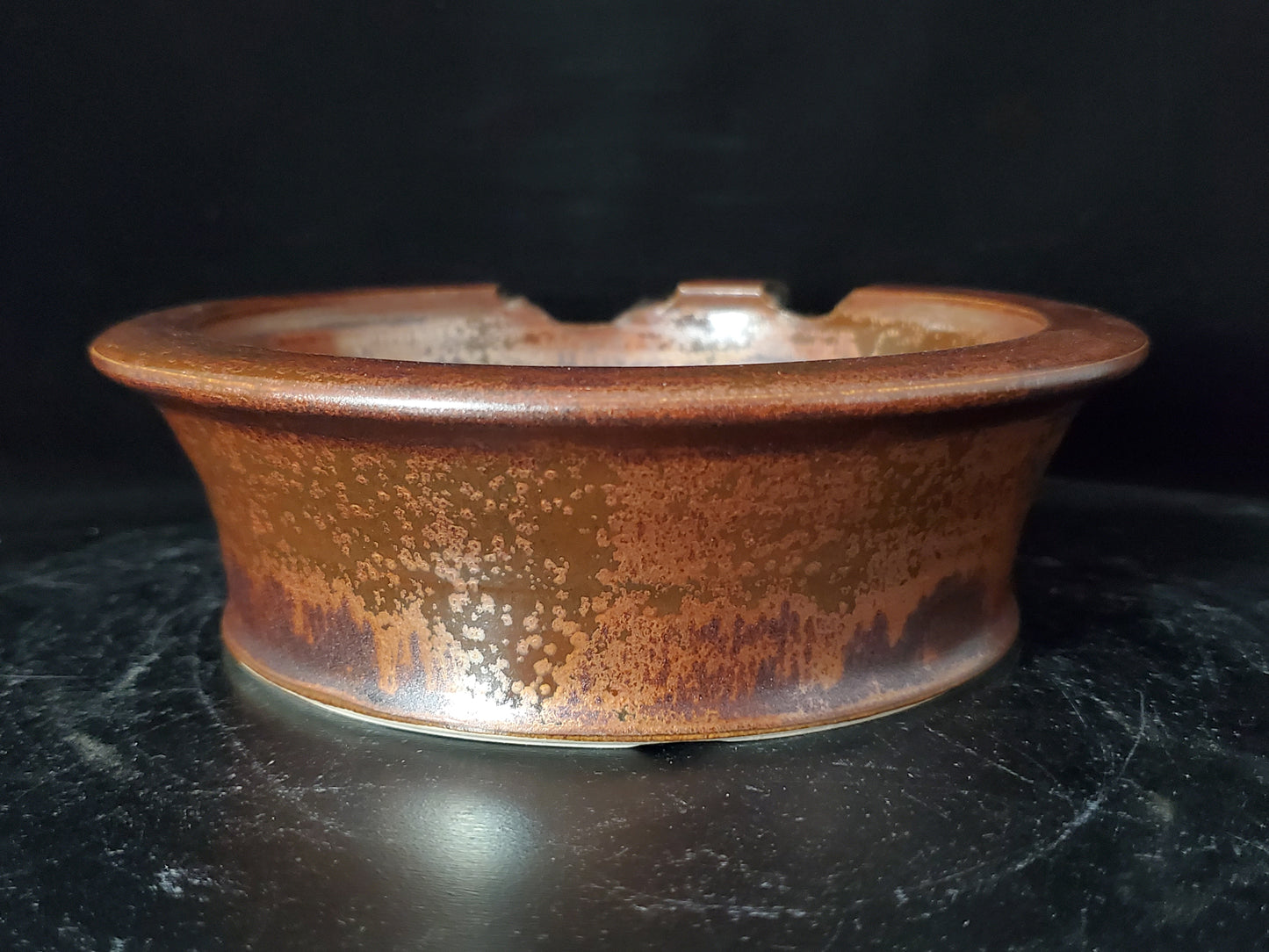 Bonsai Pot Round 8-24-1458  6.25" x 2"