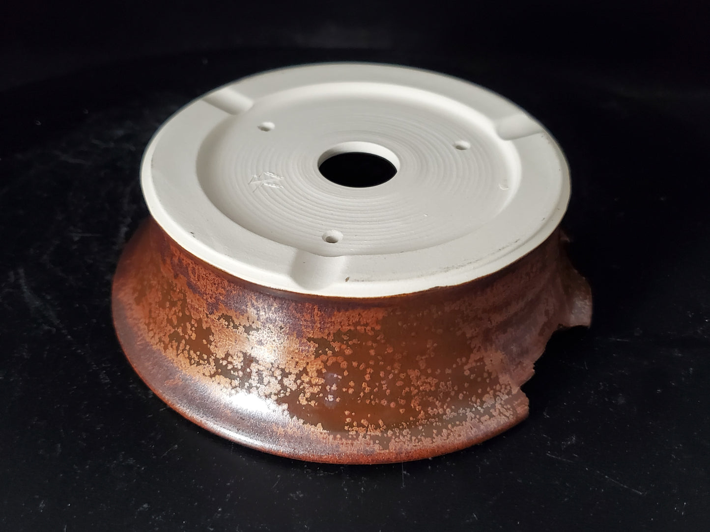 Bonsai Pot Round 8-24-1458  6.25" x 2"