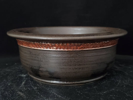 Bonsai Pot Round 8-24-1462  6.25" x 2.25"