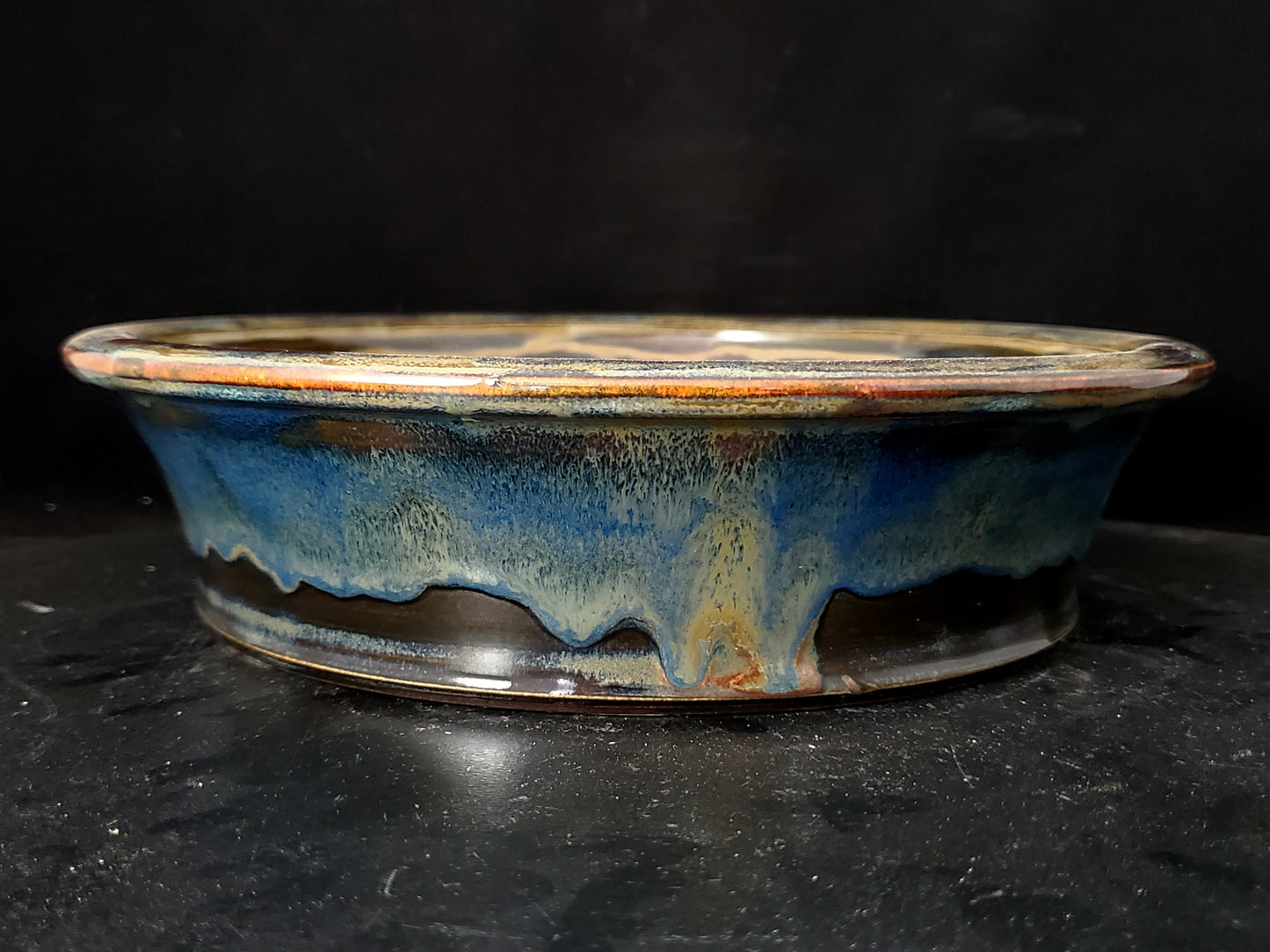 Bonsai Pot Round 8-24-1464  9.5" x 2.5"