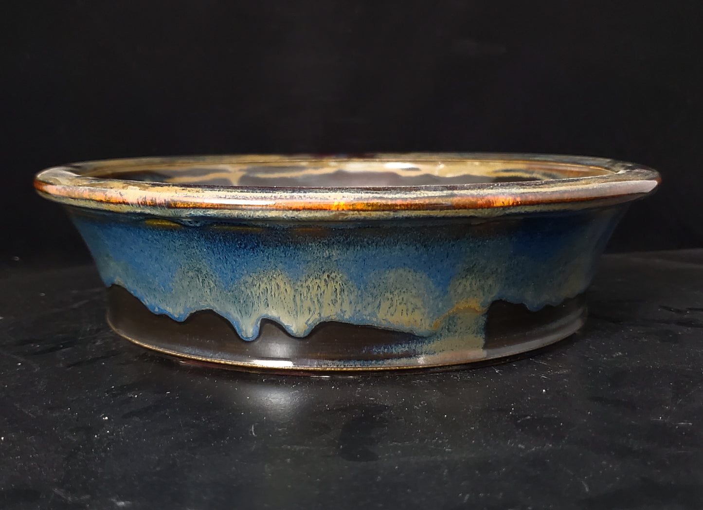 Bonsai Pot Round 8-24-1464  9.5" x 2.5"