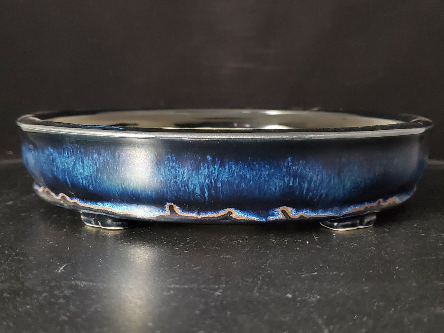 Bonsai Pot Round 8-24-1475  7.5"w x 1.5"t