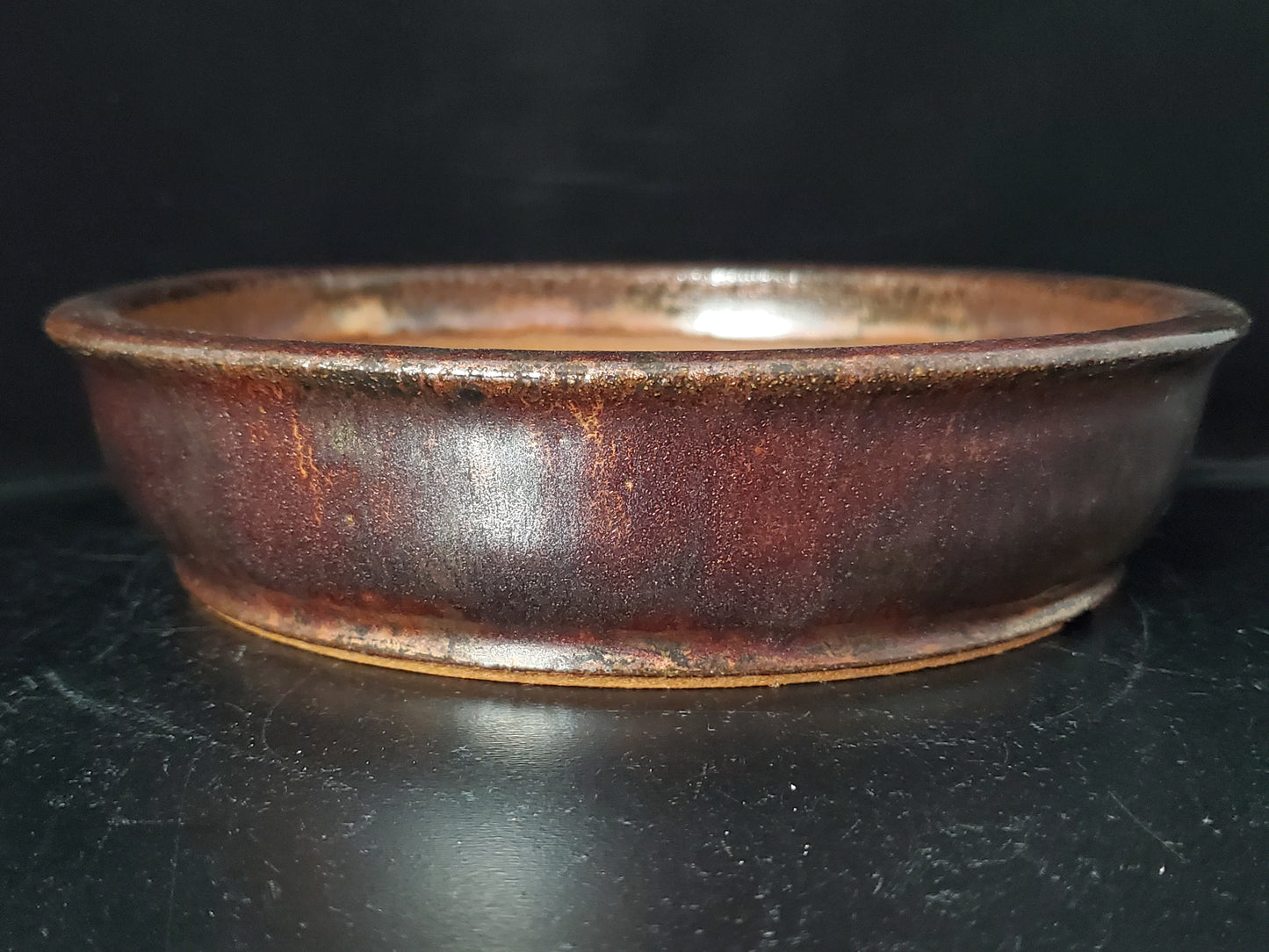 Bonsai Pot Round 8-24-1474  8"w x 2"t