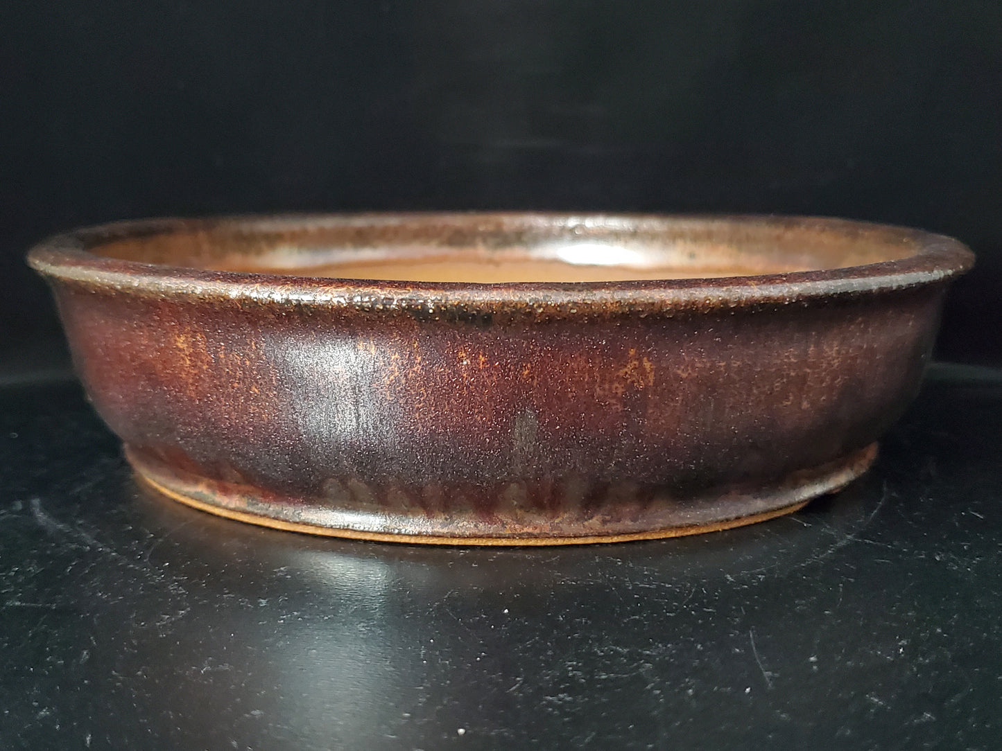 Bonsai Pot Round 8-24-1474  8"w x 2"t