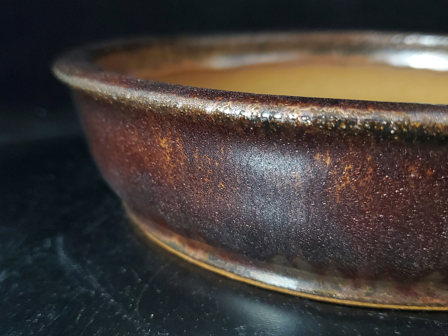 Bonsai Pot Round 8-24-1474  8"w x 2"t