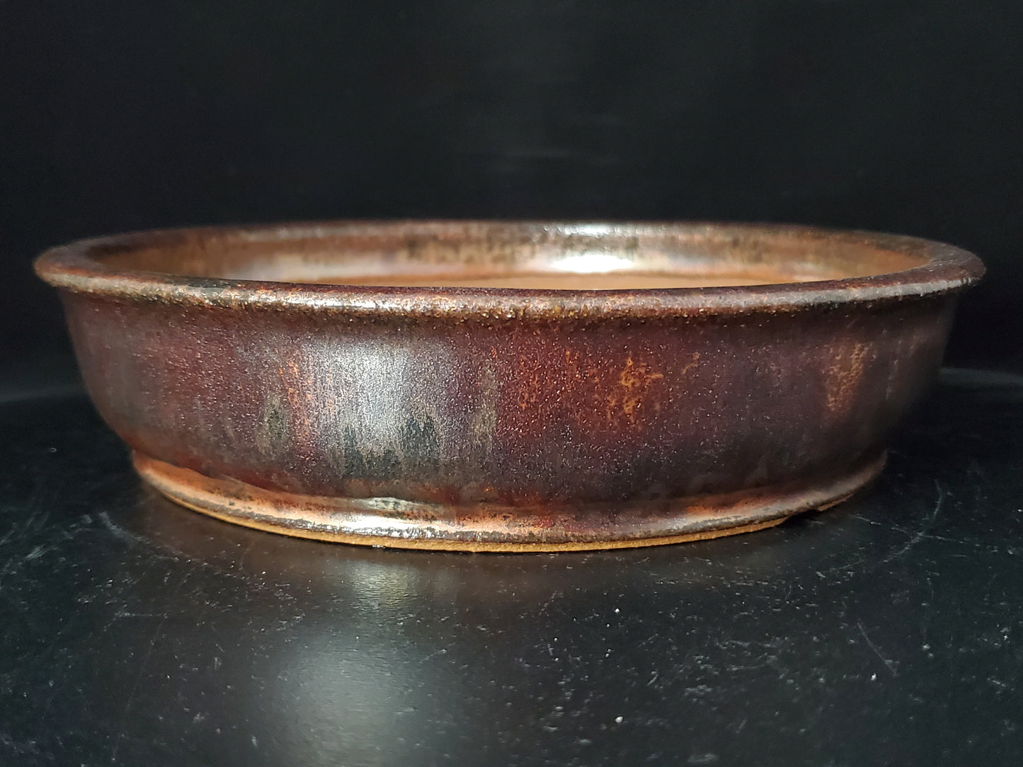 Bonsai Pot Round 8-24-1474  8"w x 2"t