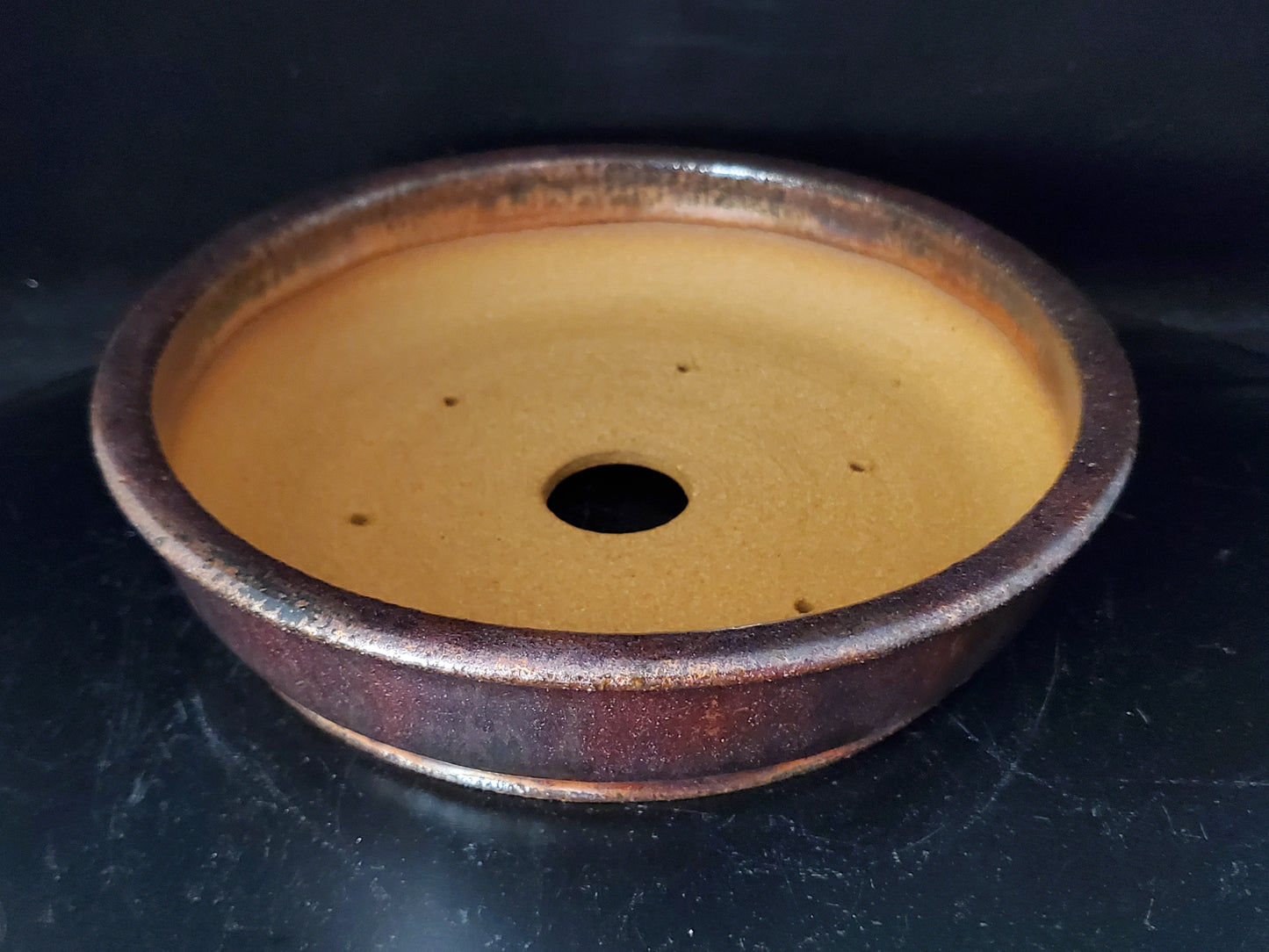 Bonsai Pot Round 8-24-1474  8"w x 2"t