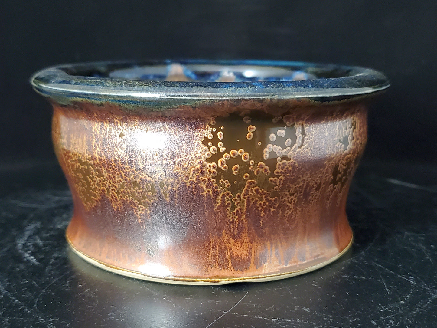 Bonsai Pot Round 8-24-1482  5"w x 2.5"t