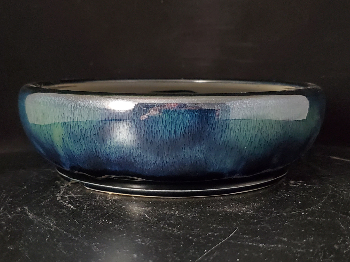 Bonsai Pot Round 8-24-1484  7"w x 2"t