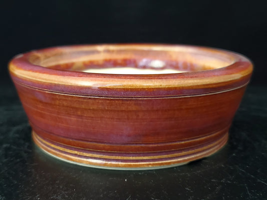 Bonsai Pot Round 8-24-1489 4.75"w x 1.5"t