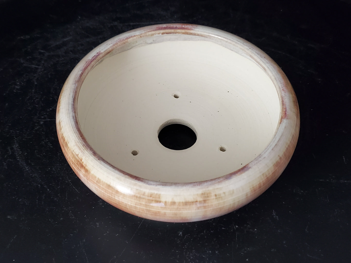 Bonsai Pot Round 9-24-1503  5"w x 2"t