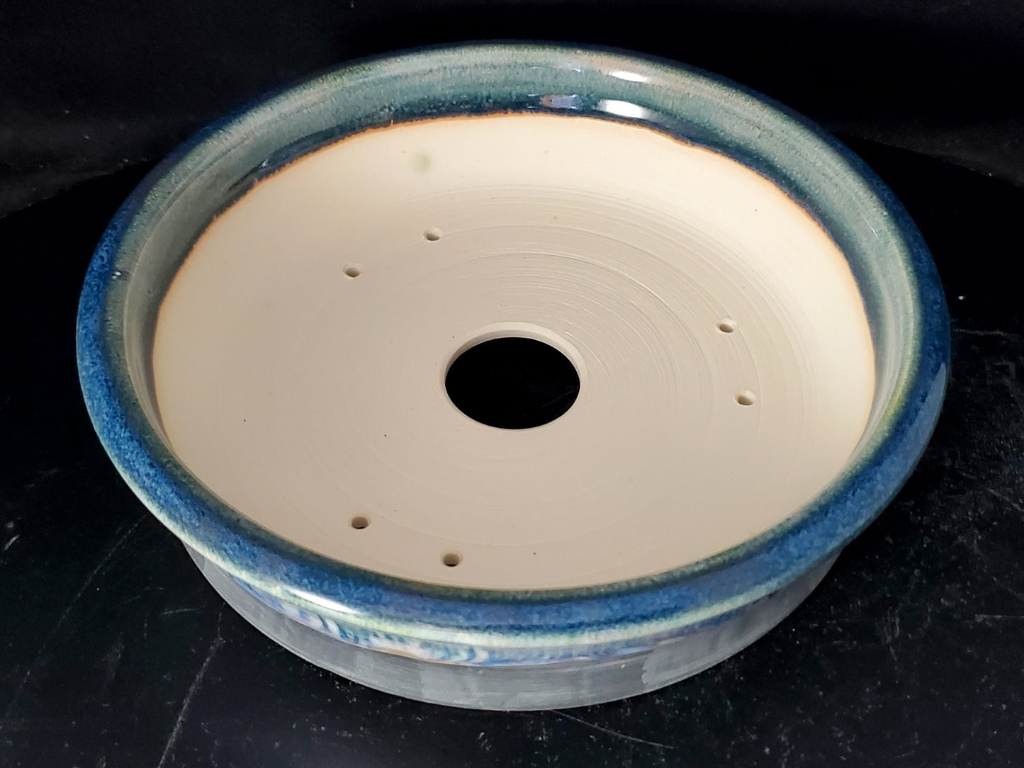 Bonsai Pot Round 9-24-1504  7.5"w x 1.75"t