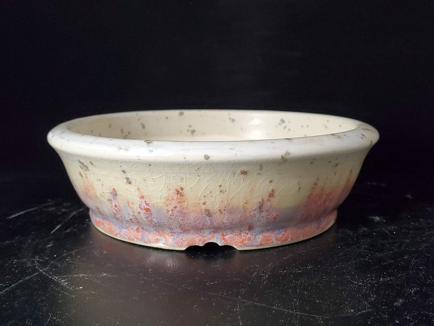 Bonsai Pot Round 9-24-1509  6"w x 1.75"t