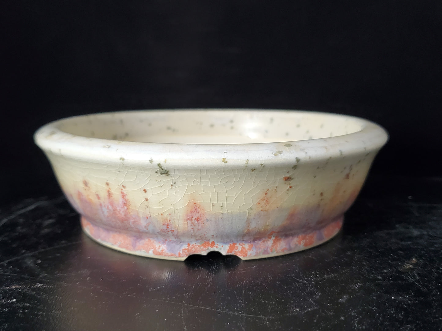 Bonsai Pot Round 9-24-1509  6"w x 1.75"t