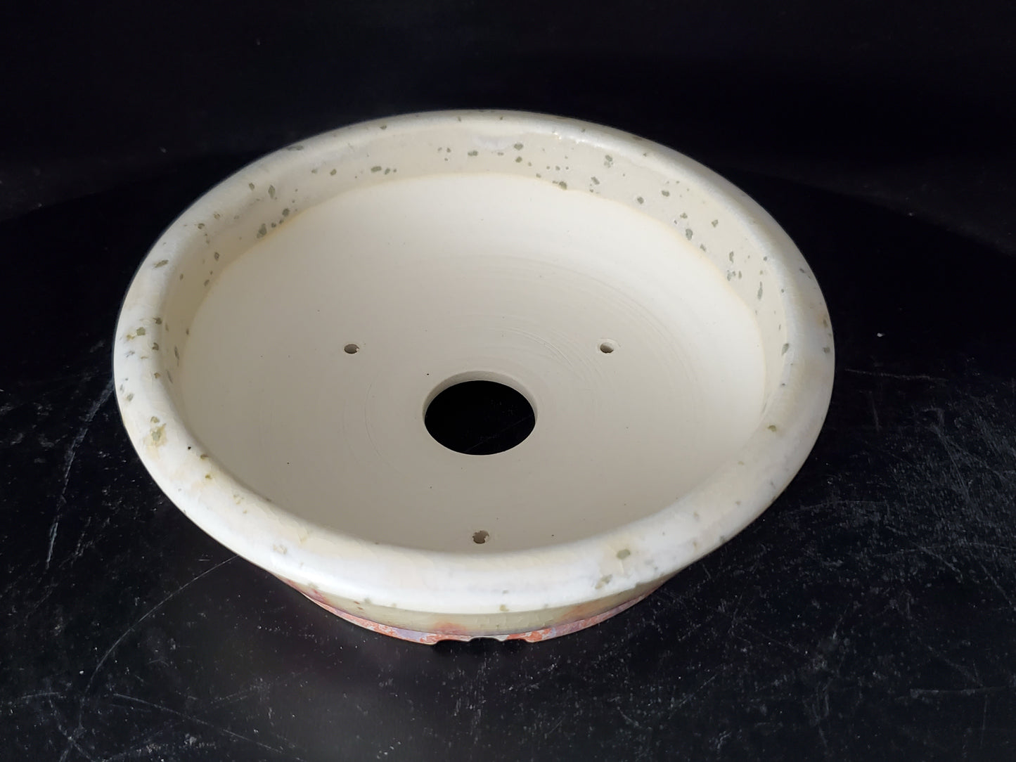 Bonsai Pot Round 9-24-1509  6"w x 1.75"t