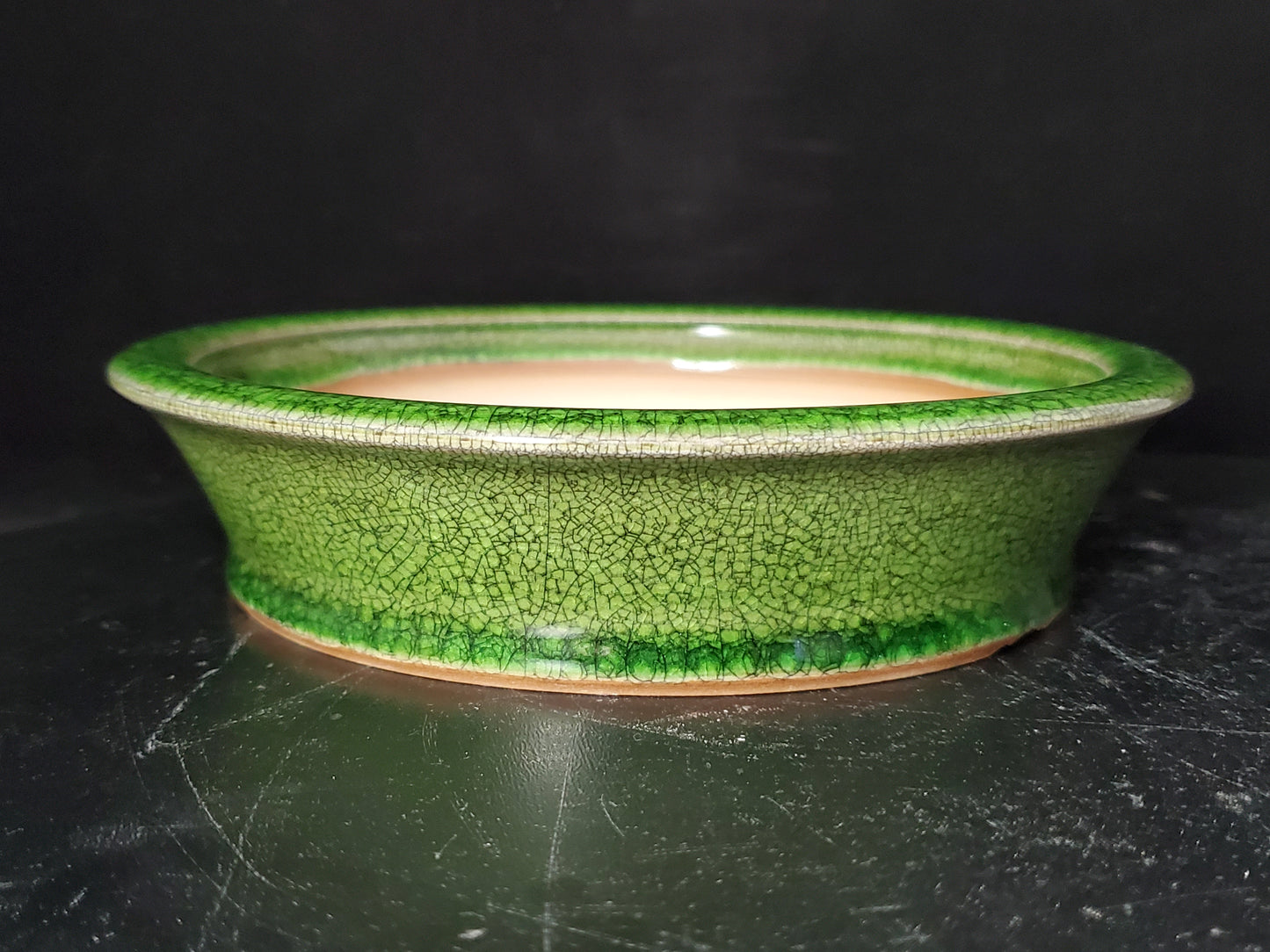 Bonsai Pot Round 9-24-1515  7"w x 1.75"t