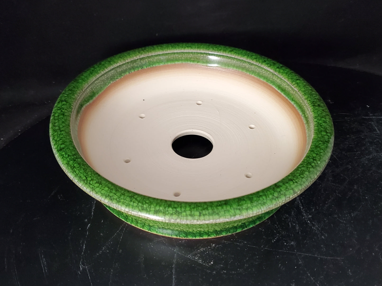 Bonsai Pot Round 9-24-1515  7"w x 1.75"t