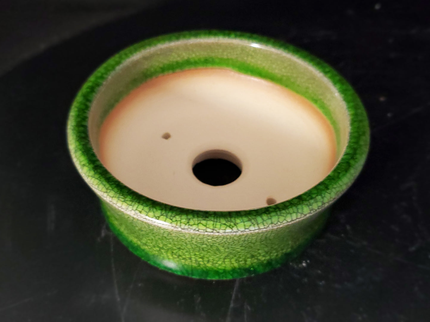 Bonsai Pot Round 9-24-1513  4"w x 1.5"t