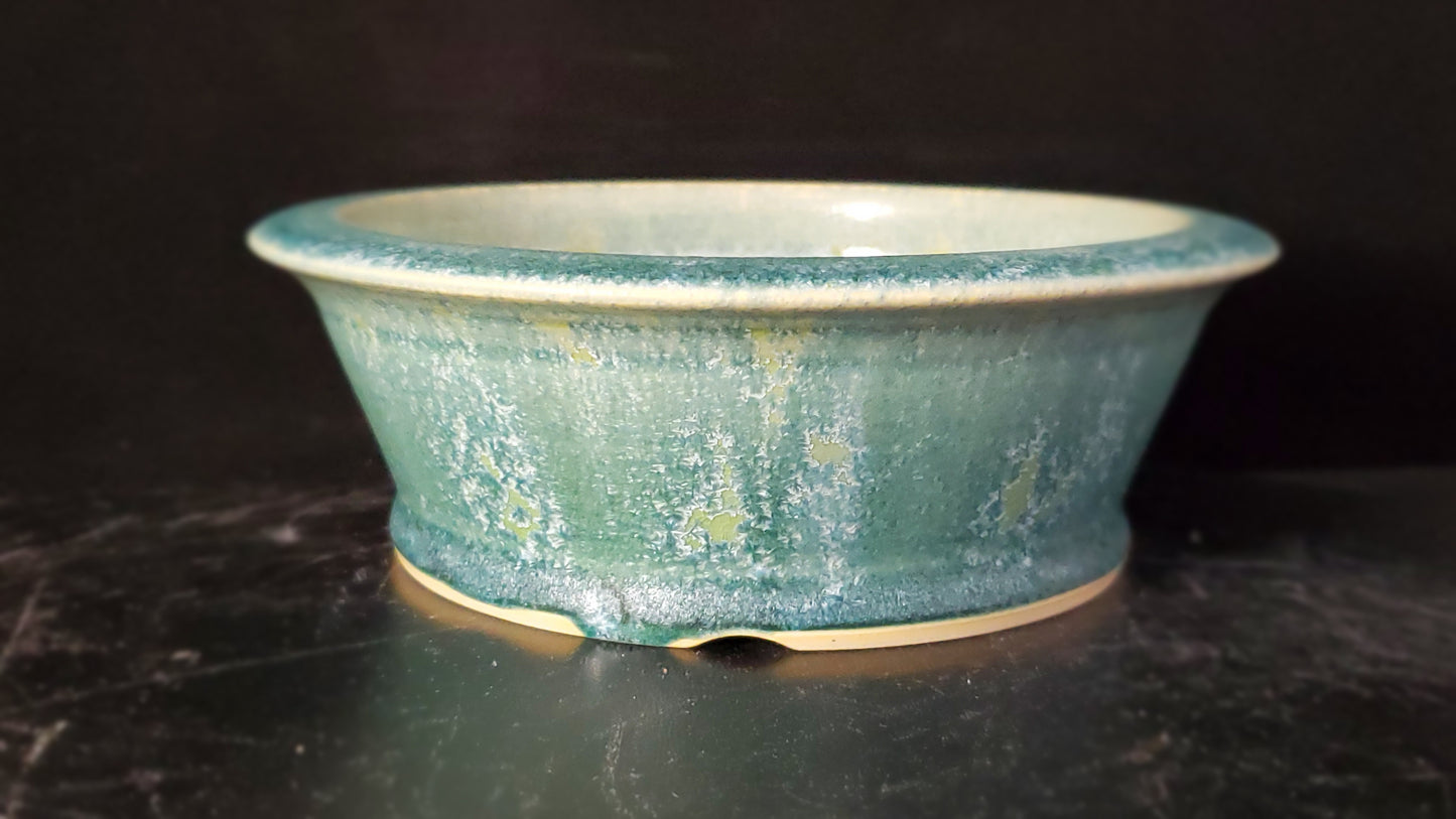 Bonsai Pot Round 9-24-1512  6"w x 2"t