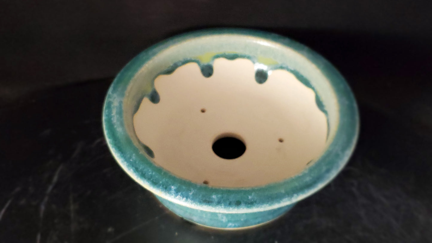 Bonsai Pot Round 9-24-1512  6"w x 2"t