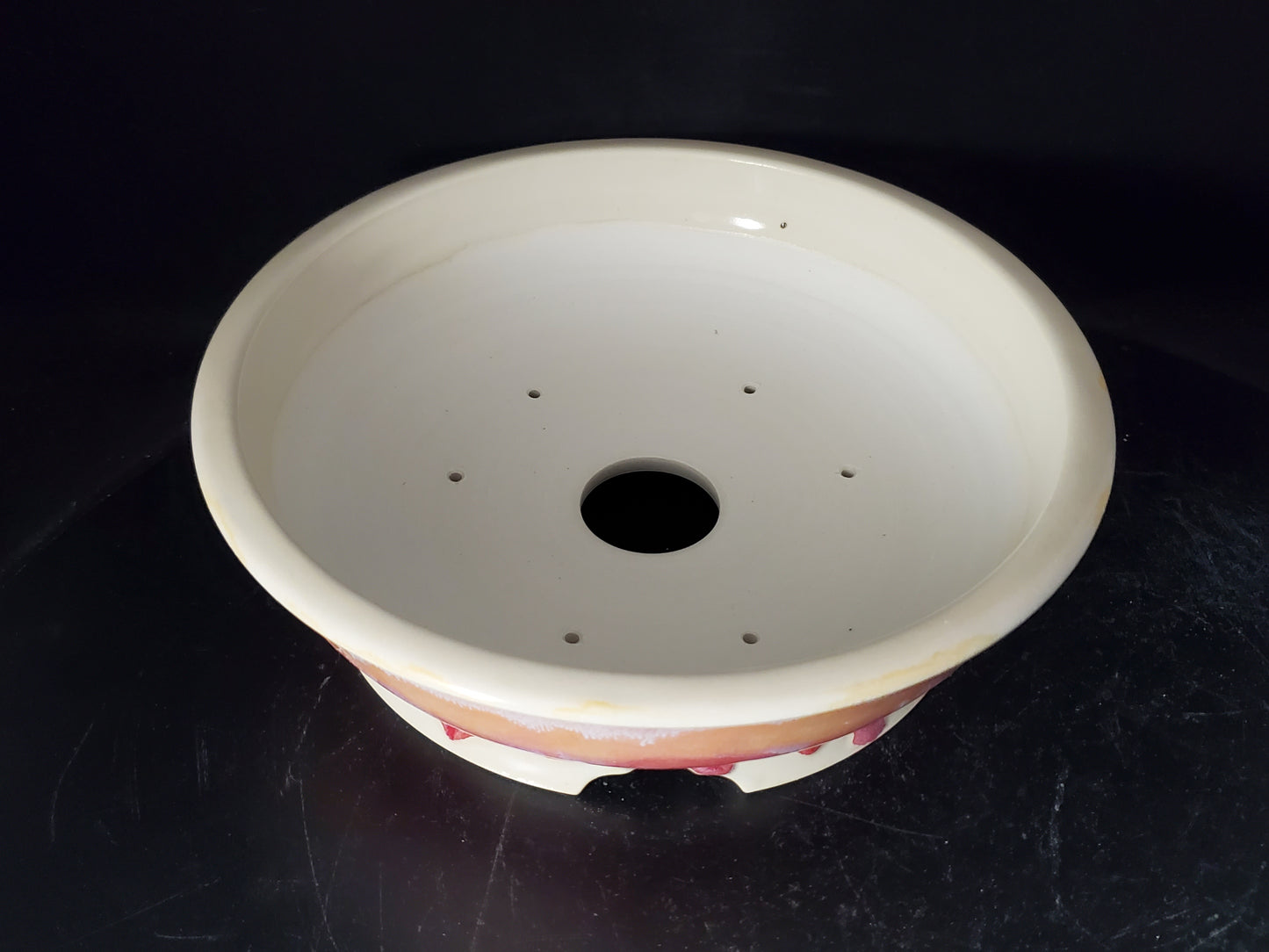 Bonsai Pot Round 10-24-1525  8.5"w x 2.5"t