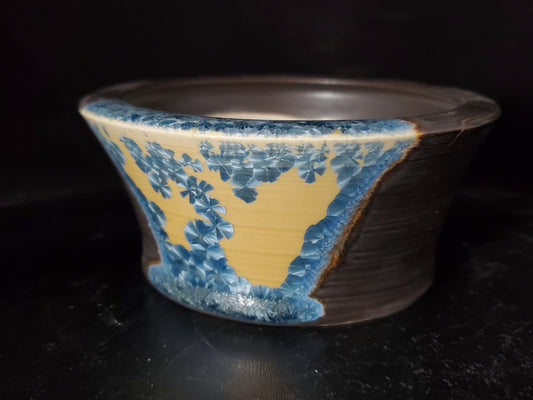 Bonsai Pot Round 10-24-1537  4.75"w x 2"t