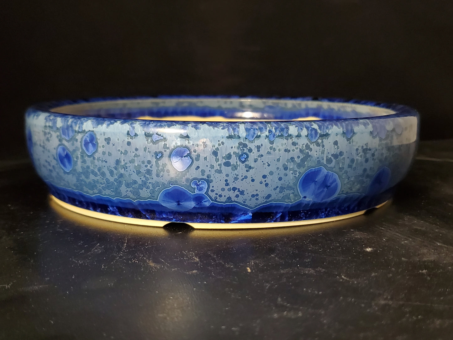 Bonsai Pot Round 10-24-1536  8"w x 1.75"t