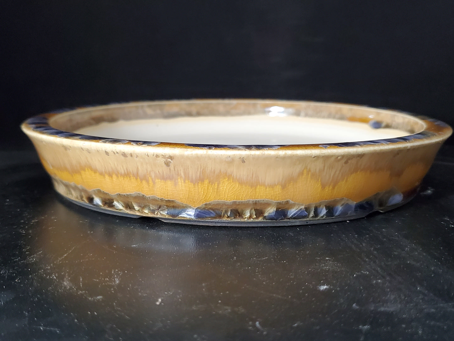 Bonsai Pot Round 10-24-1540  9"w x 1.5"t