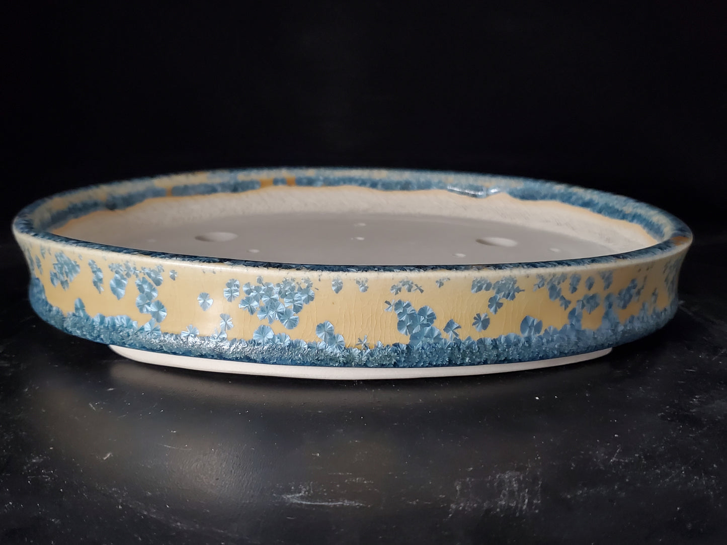 Bonsai Pot Oval 10-24-1549  11" x 9" x 2"t