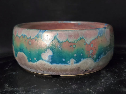 Bonsai Pot Round 10-24-1546  5"w x 2"t