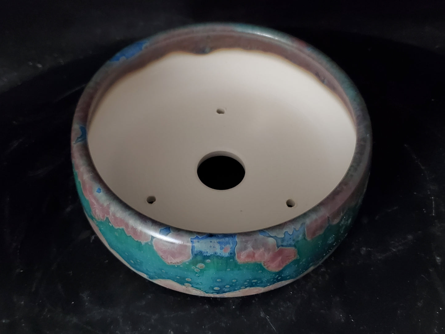 Bonsai Pot Round 10-24-1546  5"w x 2"t