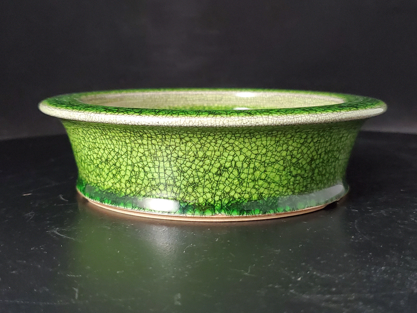 Bonsai Pot Round 10-24-1547  6"w x 1.5"t