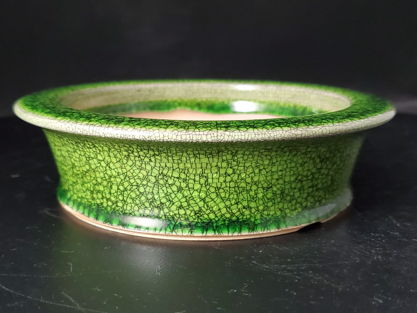 Bonsai Pot Round 10-24-1547  6"w x 1.5"t