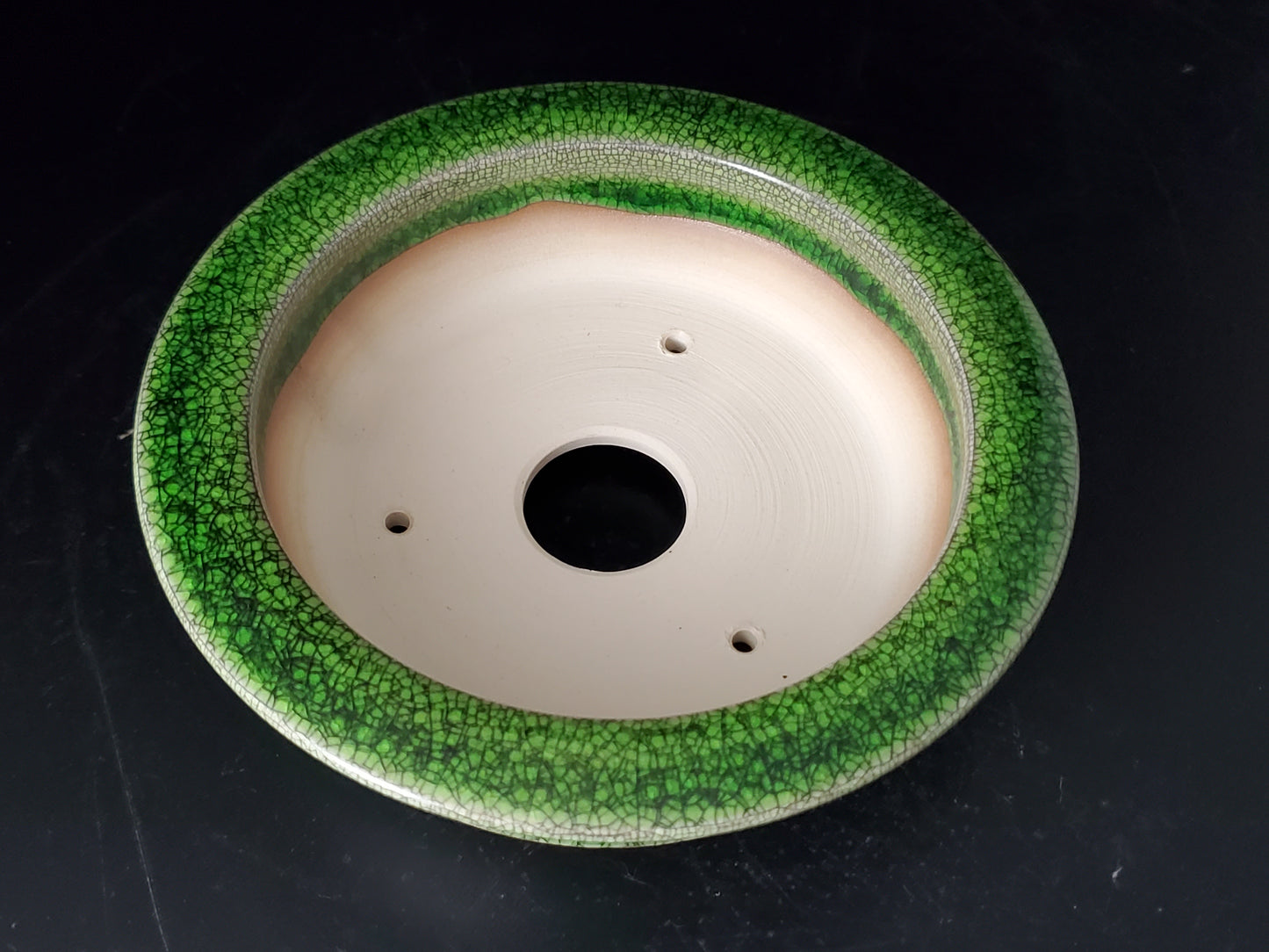 Bonsai Pot Round 10-24-1547  6"w x 1.5"t