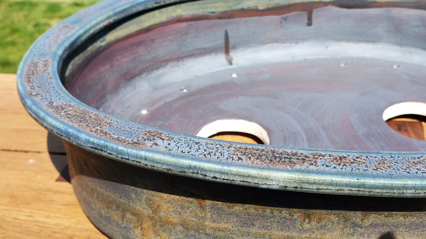 Bonsai Pot Oval 3-25-1580 16" x 12" x 3.75"