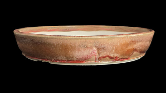 Bonsai Pot Round 8-25-1637 9" X 1.75" Shallow Rustic