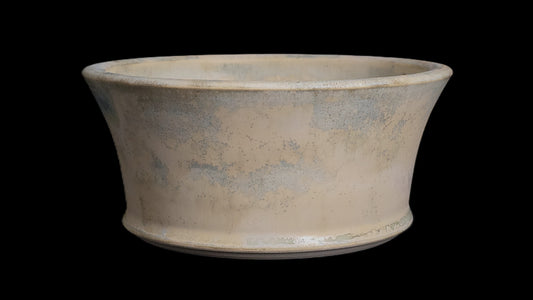 Bonsai Pot Round 8-25-1650 5.75" X 2.5" creamy baby blue