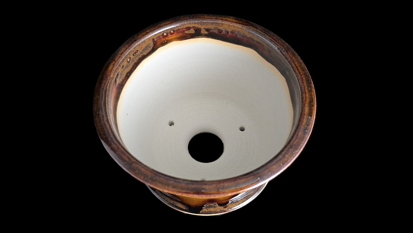 Bonsai Pot Round 10-25 - 5.5" X 3"