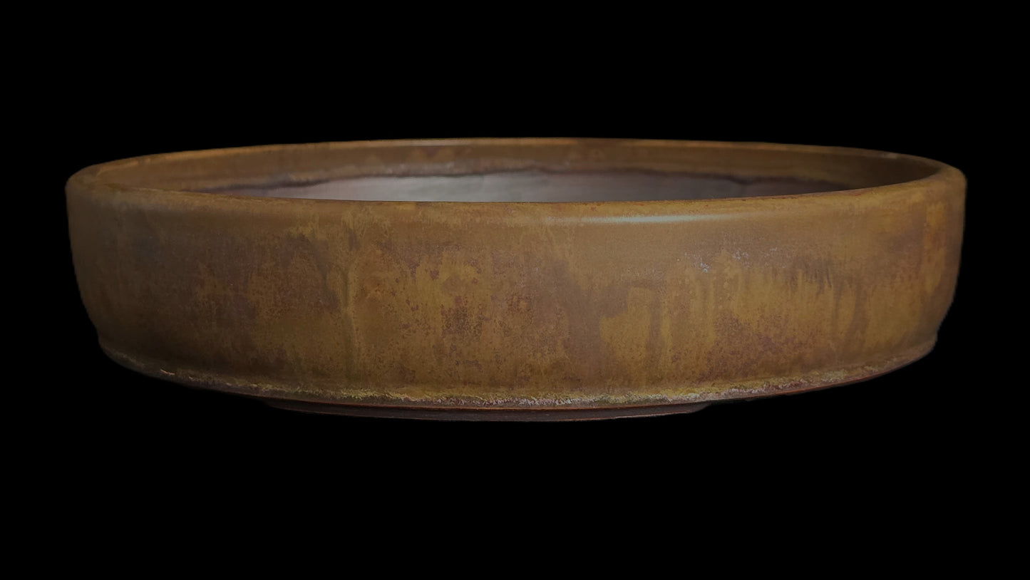 Bonsai Pot Shallow Rustic Round 12-25 - 10" X 2"