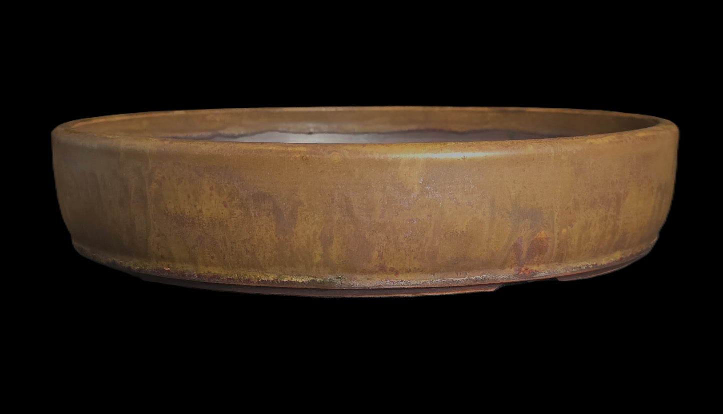 Bonsai Pot Shallow Rustic Round 12-25 - 10" X 2"