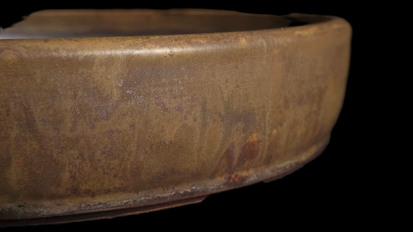 Bonsai Pot Shallow Rustic Round 12-25 - 10" X 2"