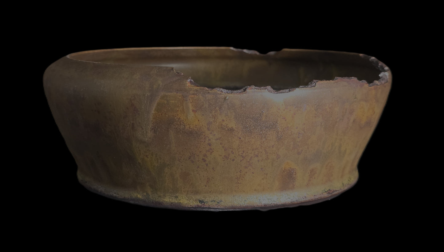 Bonsai Pot, Rustic Round 12-25 - 8" X 3"