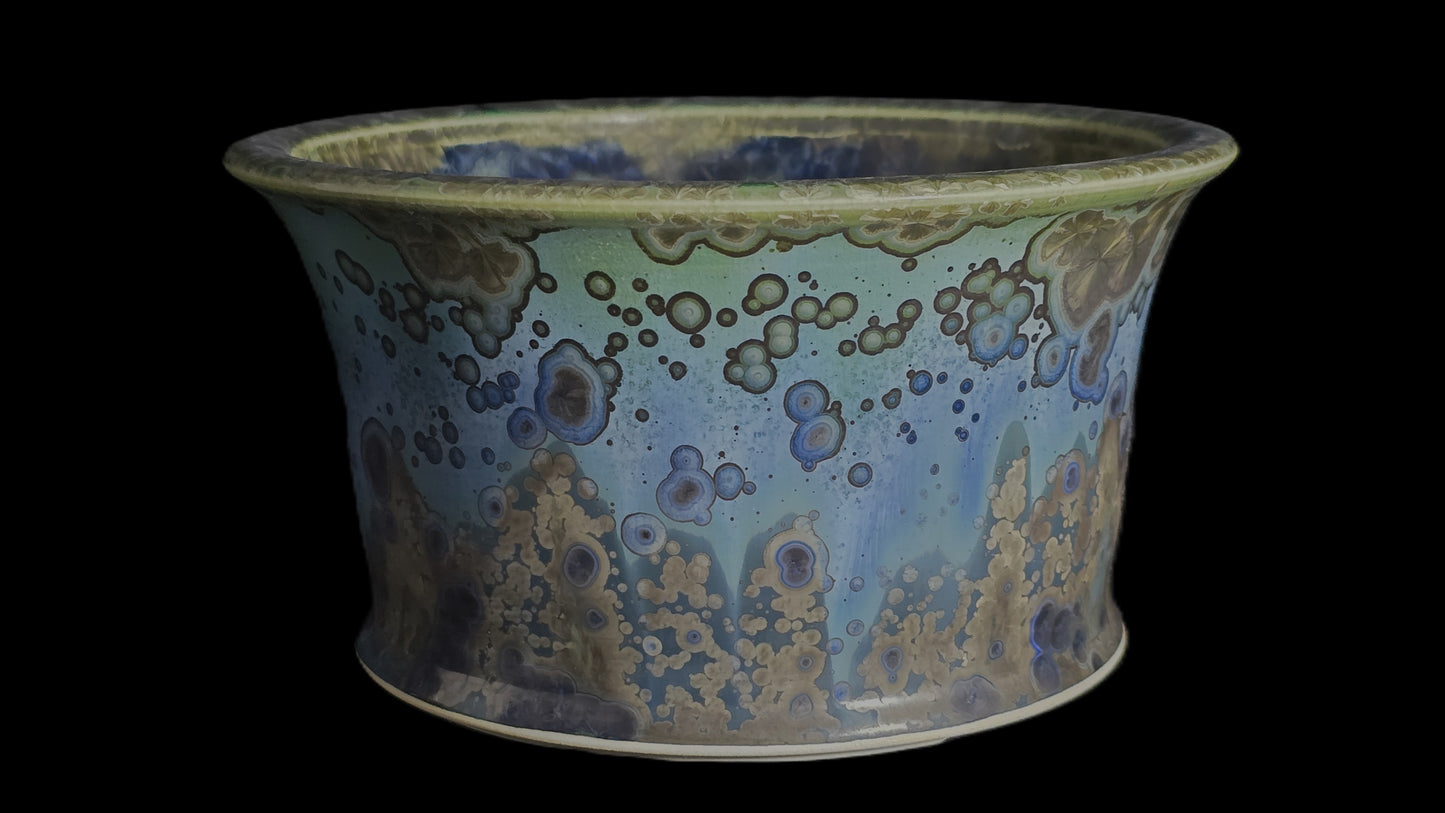 Bonsai Pot, Crystalline Round 12-25 - 7" X 3.75"