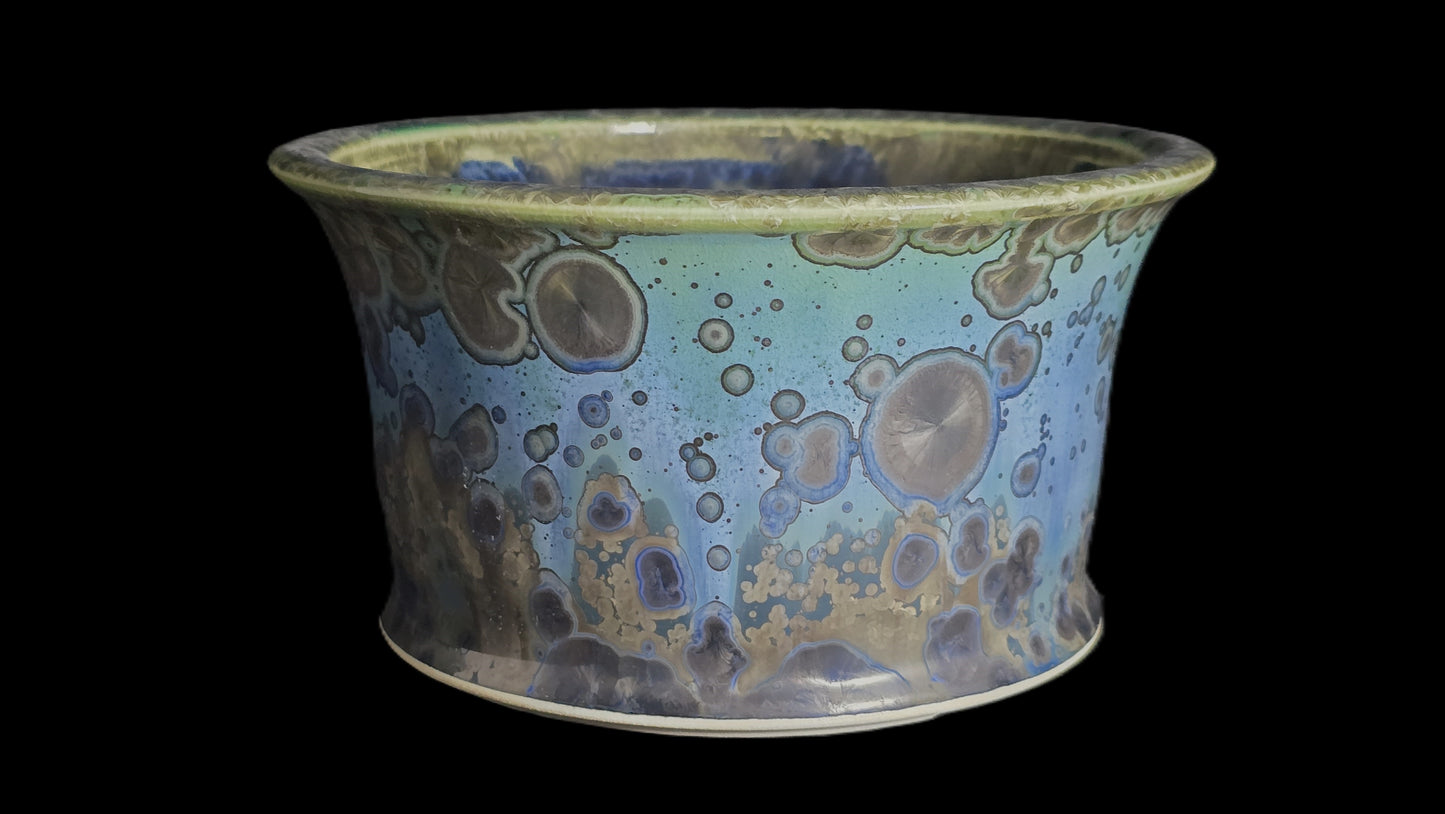 Bonsai Pot, Crystalline Round 12-25 - 7" X 3.75"