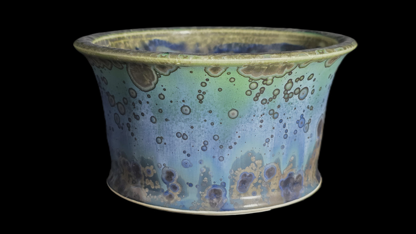 Bonsai Pot, Crystalline Round 12-25 - 7" X 3.75"