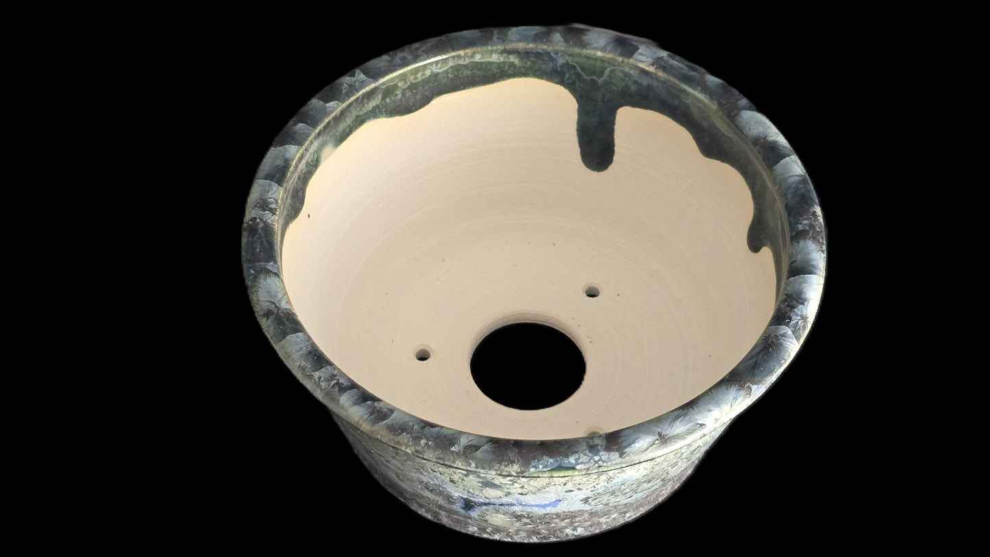 Bonsai Pot, Special Crystal Round 12-25 - 5.5" X 2.75"