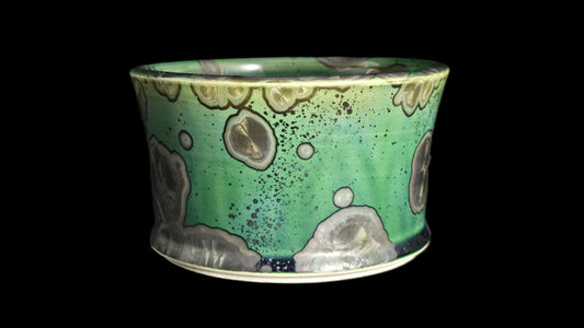 Bonsai Pot, Silver Crystal Round 12-25 - 5" X 3"