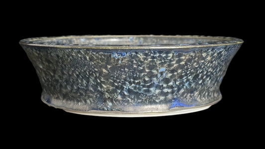 Bonsai Pot, Textured crystal Round 12-25 - 7.5" X 2"