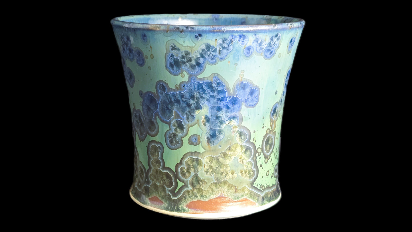 Bonsai Pot, Ocean Crystalline Round 1-26 - 5" X 5"