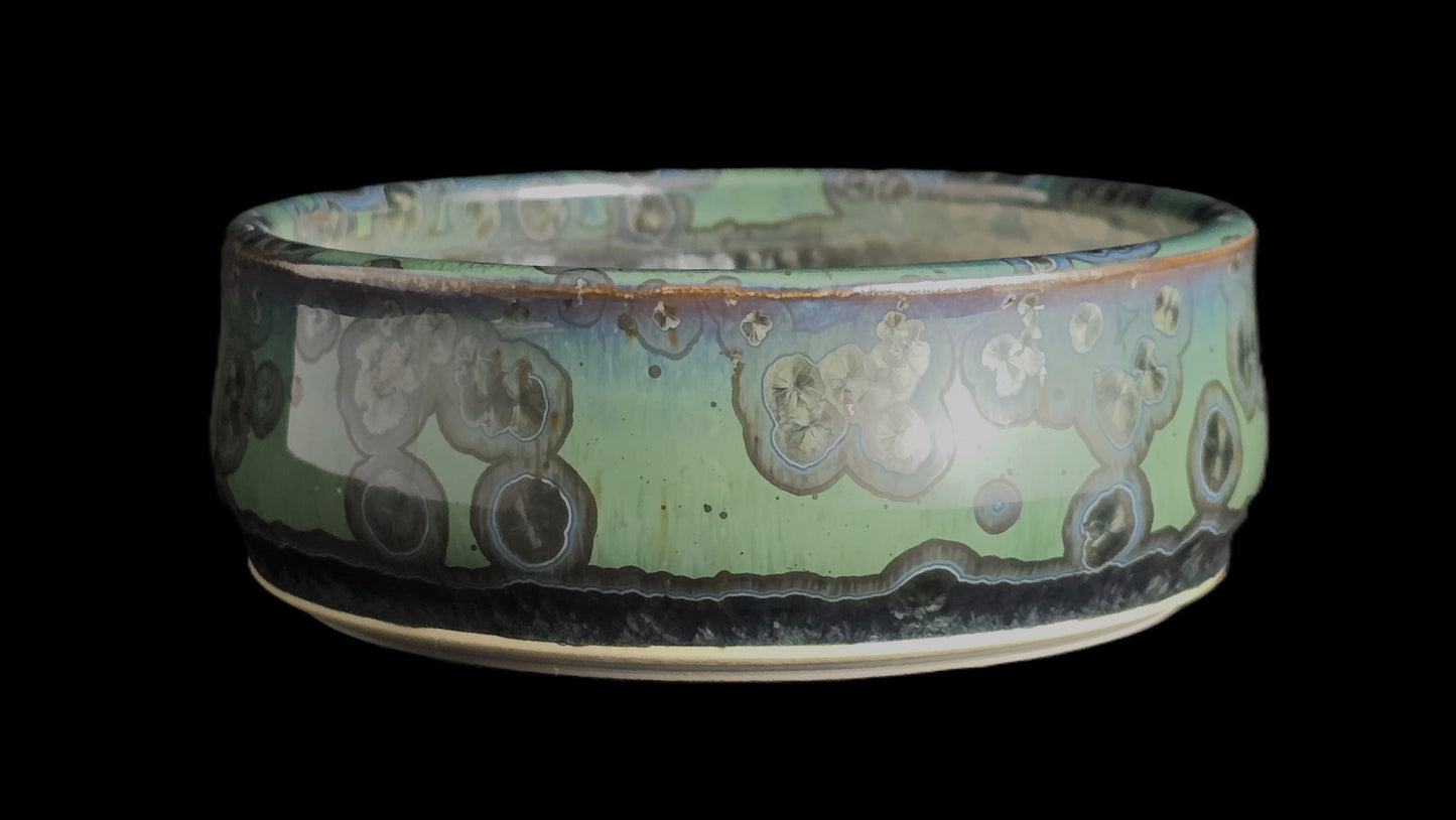 Bonsai Pot, Crystalline Round 1-26 - 5" X 1.75"